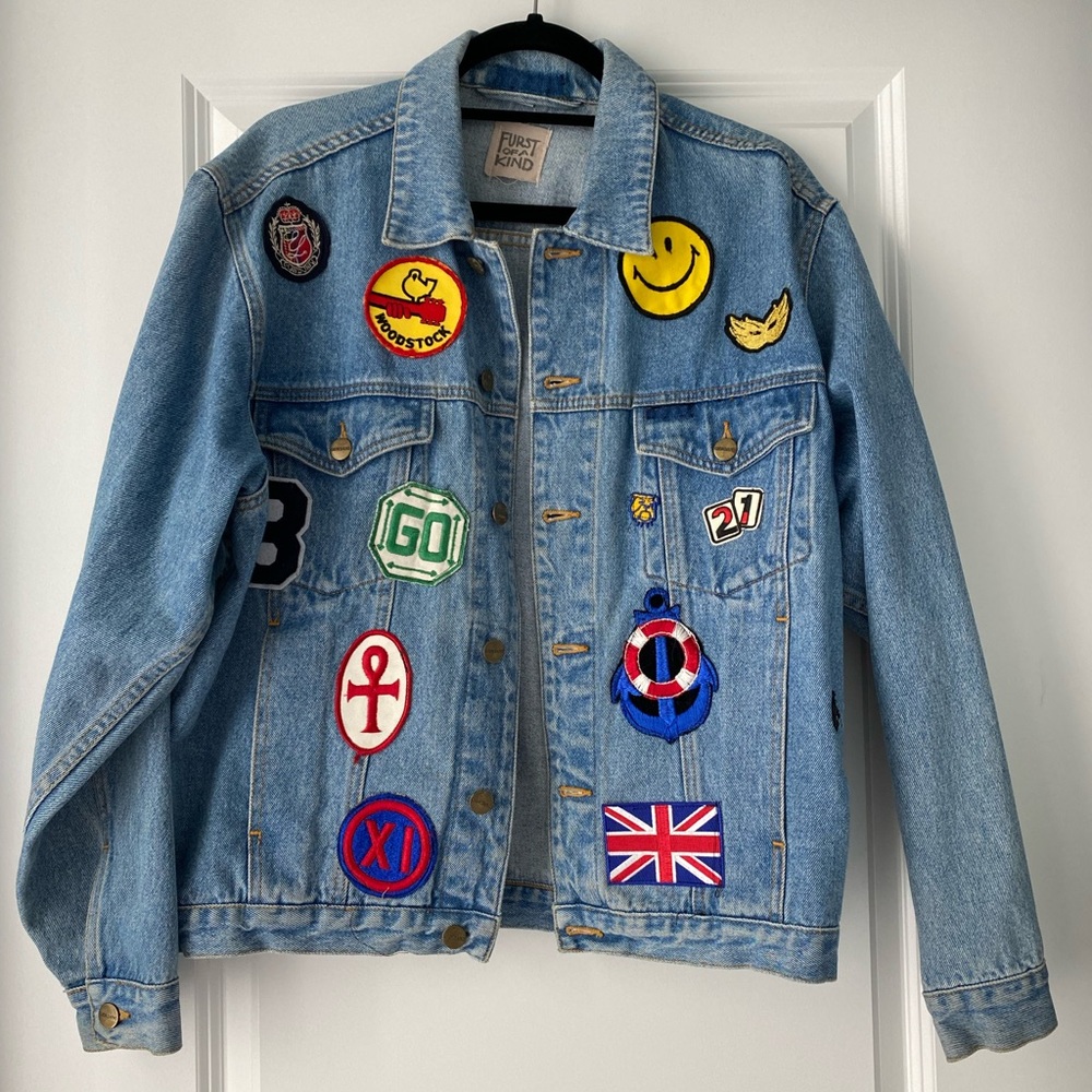Vintage Patched Denim Jacket